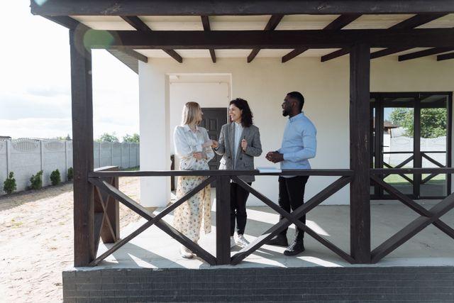 a landlord and tenant inspecting a rental unit